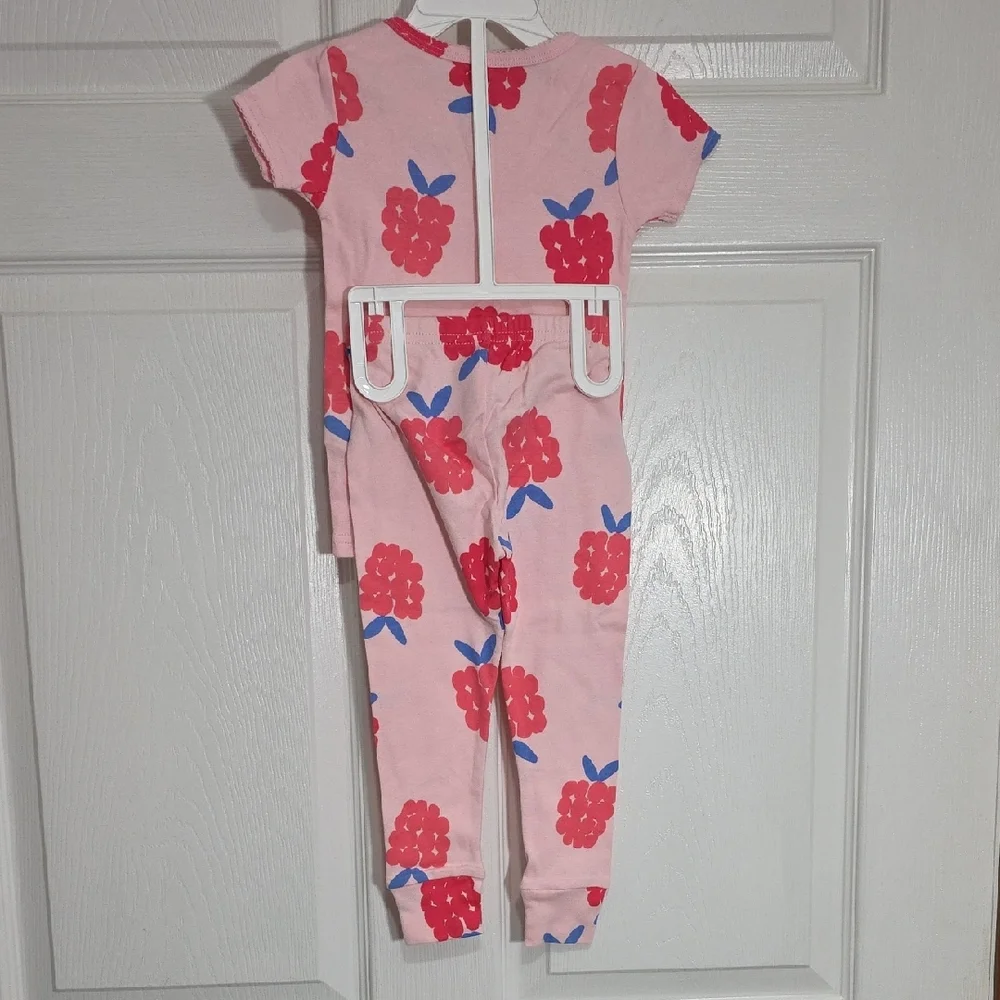Carter's Pink and Red Floral Pajama Set